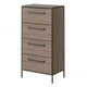 thumbnail image 1 of Cajonera Comoda de 4 Cajones Liviana Cafe MDF, 1 of 3