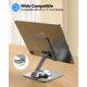 thumbnail image 4 of Soporte Ajustable para Teléfono y Tablet SOJUNER 4–9,7in Gris, 4 of 7