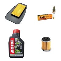 Genérico - Kit Mantencion Moto Yamaha R15 V3-V4 / Motul + Filtros + Bujía