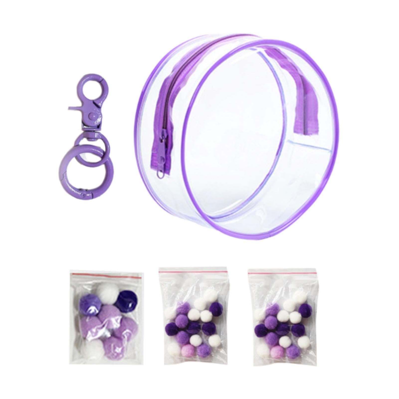 Magideal - Estuche De Exhibición De Muñecas De Pvc Estuche De Almacenamiento De Mini Muñecas Bolsa Pequeña A Prueba De Polvo Para Muñecas Bolsa Pequeña , Púrpura Púrpura