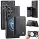 thumbnail image 1 of AutSpace Funda para Samsung Galaxy S24 Ultra 5G, Bloqueo RFID, Cuero PU, Compatible con MagSafe, Billetera Desmontable 2 en 1 con Tarjetero, Soporte, Cubierta Protectora Magnética, Negro, 1 of 9