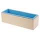 thumbnail image 3 of Molde De Pan De Jabón De Silicona Rectangular Con Caja De Madera Azul Molde Azul, 3 of 5
