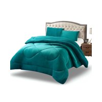 Imac Hogar - Cubrecama Plush Con Chiporro Acolchado Liso Plaza Y Media