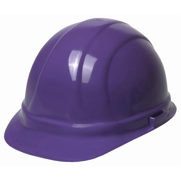 Casco De Seguridad Erb 19988 Omega Ii Estilo Gorra Con Ajuste Mega Ratchet Morado