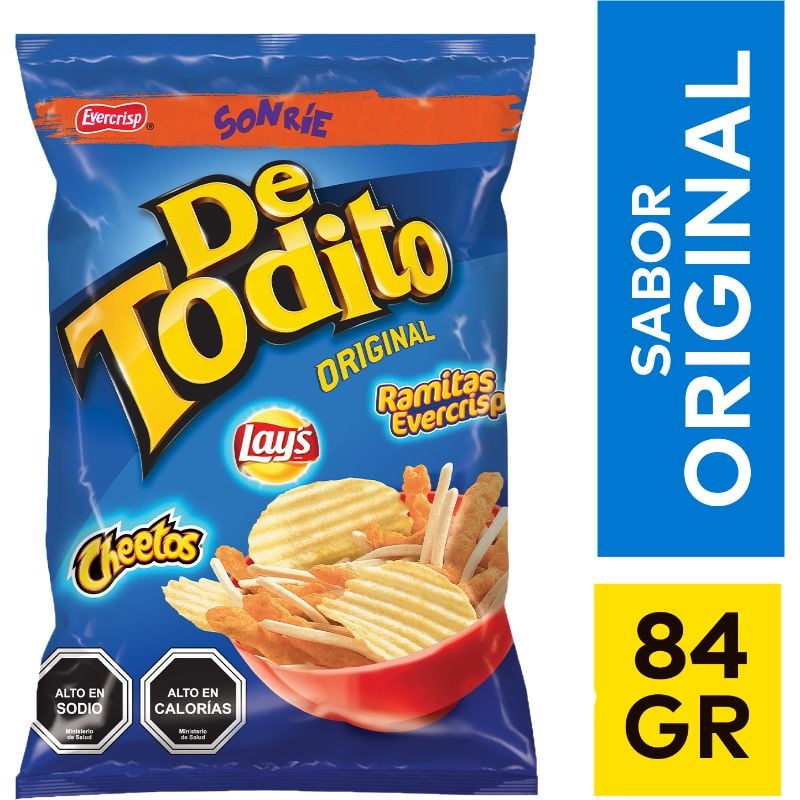 De Todito Snack Sabor Original 84 g Evercrisp