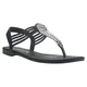 thumbnail image 3 of Sandalia Chalada Mujer Alki-5 Negro Plana, 3 of 6