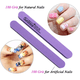 thumbnail image 3 of Limas de uñas para uñas acrílicas, limas pulidoras de uñas de grano, limas de esmeril de doble cara, limas de manicura para uñas naturales, profesionales, 3 of 5