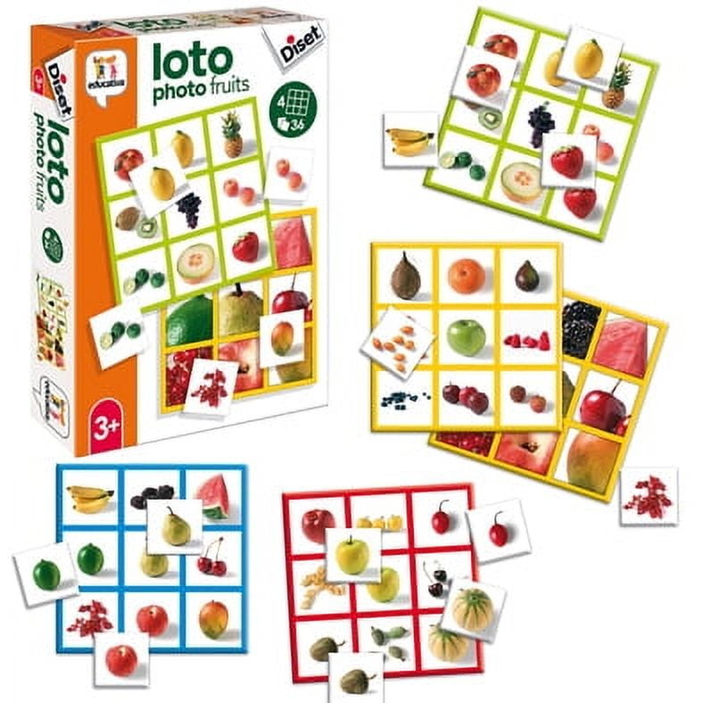 Diset - Juego Loto Foto De Frutas