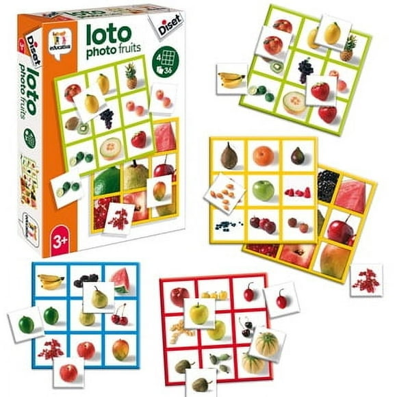 Juego Loto Foto De Frutas