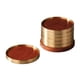 thumbnail image 2 of Juego De 6 Posavasos De Madera Para Regalo, Protección De Mesa Para Oficina, Sala De Estar, Cocina, Color Rojo, 2 of 3