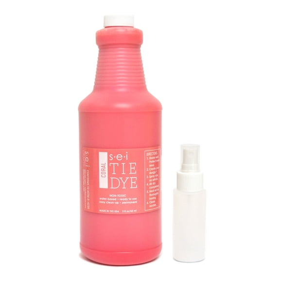 Kit De Tie Dye S·e·i Coral Tinte Para Tela De 1 L Para Grupos Grandes