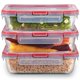 thumbnail image 1 of Recipientes Pyrex Freshlock para almacenamiento de alimentos, 6 unidades, 6 tazas, paquete de 3, 1 of 5