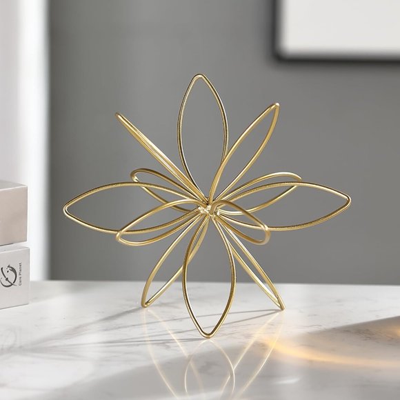 Escultura Floral de Metal MOCOME para Mesa