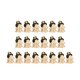 thumbnail image 4 of 20 Piezas Colgantes De Ni?a DIY Dijes Para Hacer Joyas Hallazgos Llavero Pendiente Blanco, 4 of 5