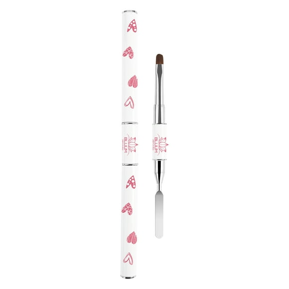 Pincel Doble Para Polygel Profesional Bluum Heart
