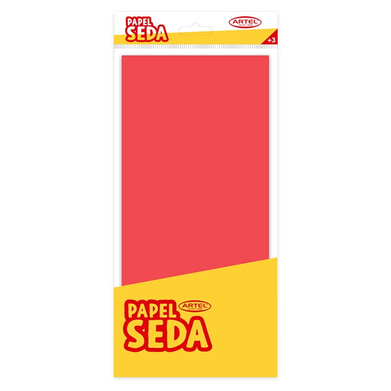 Papel Seda Rojo 10 Pliegos 50,8x66 Cm Artel