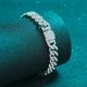 thumbnail image 3 of Pulseras de Moissanita de 6/8 Pulgadas para Hombre Color D VVS1 Pulseras de Diamante de Plata Esterlina S925 Pulsera Cubana para Hombre, 3 of 7