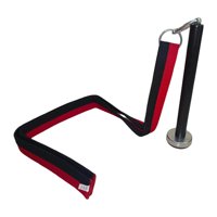 Magideal - Cinturón De Correa De Entrenamiento De Lucha De Brazos, Pasador De Carga Para Ejercitador De Antebrazo Para Máquina De Cables, Agarre Manual Para Ejer Correa Negra Y Roja