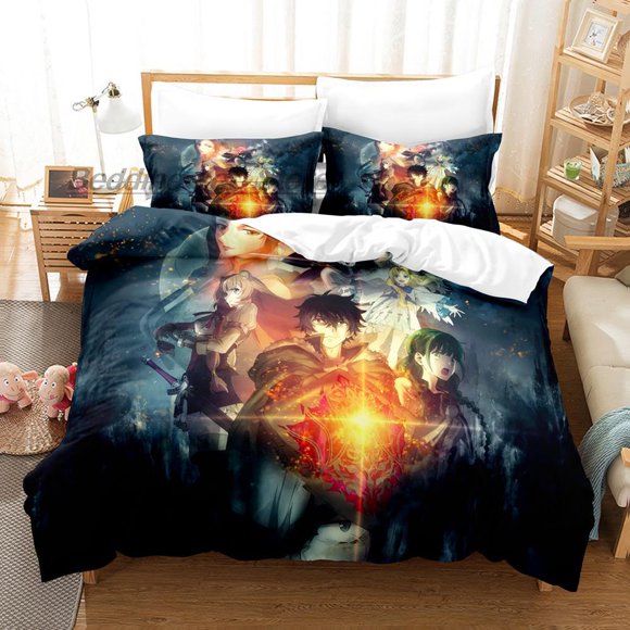 The Rising of the Shield Hero Bedding Set Bed Set Aldult Kid Bedroom Duvetcover Sets