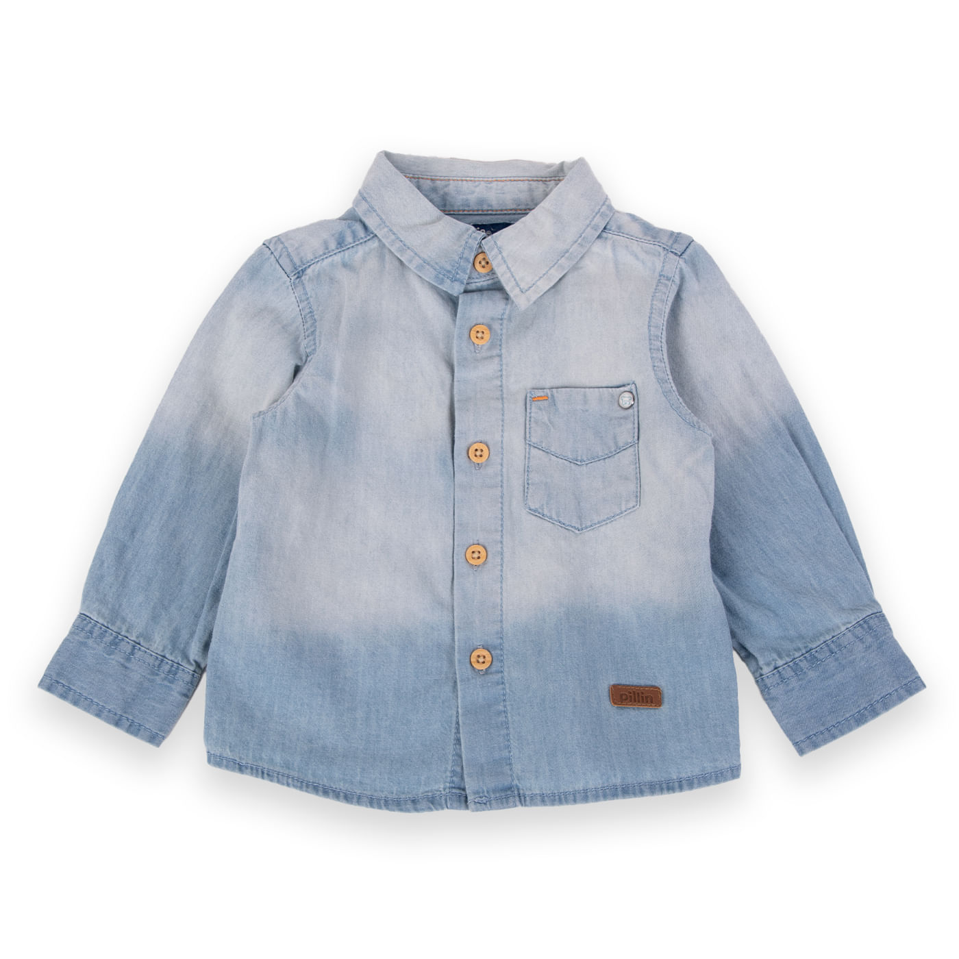Camisa Bebe Niño Denim Pillin