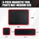 thumbnail image 2 of 3-Piece Magnetic Tool Parts Mat and Telescoping Magnetic Pickup Tool, Flexible Magnetic Tool Holder Pad W/ Built-In-Magnets Pull Force Extendable Magnet for Mechanic Wrench Screw Bolt, 2 of 3