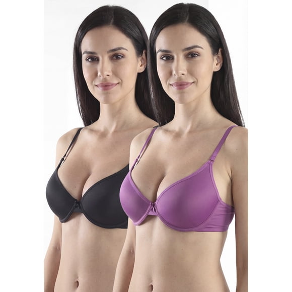 Pack 2X Sosten Push Up Microfibra P250.022-MOR Kayser