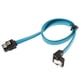 thumbnail image 1 of Cable SATA III De 6,0 Gbps En ángulo Recto De 90 Grados Con Pestillo De Bloqueo Azul De 305 Mm, 1 of 5
