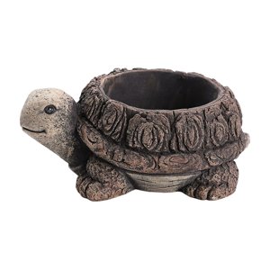 Magideal - Maceta De Animales Para Bonsái, Maceta De Cemento De Escritorio Para Flores, Maceta Para Granja, Regalo De Cumpleaños, Hotel, Cafetería, Decoración Tortuga