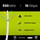 thumbnail image 2 of Cable Cat6 TRUE CABLE 152 m Blanco CMR 23 AWG 550 MHz, 2 of 7