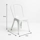 thumbnail image 4 of Silla Tolix de Comedor o Terraza Exterior - Blanca, 4 of 7