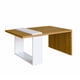 thumbnail image 1 of Mesa De Centro Moderna 90 Cm Boho Miel Y Blanco Estilo Nórdico Para Living, 1 of 4