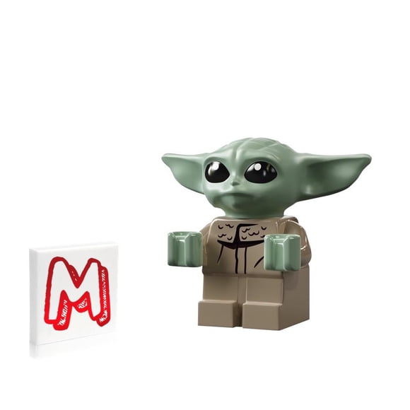 Minifigura LEGO Star Wars El Mandaloriano Grogu 75292