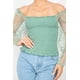 thumbnail image 5 of Top Fruncido con Cuello Cuadrado, 5 of 13