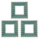 thumbnail image 1 of Set 3 Marcos De Espejos Cuadrados Calipso Lineas Doradas, 1 of 6
