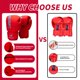 thumbnail image 3 of Guantes de Boxeo Valchiria 400 g Rojo/Azul para Entrenamiento MMA, 3 of 6