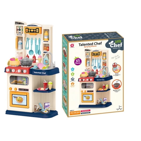 Click Ventas - Set De Cocina Chef Con Luz, Sonido Y Accesorios 65 Piezas