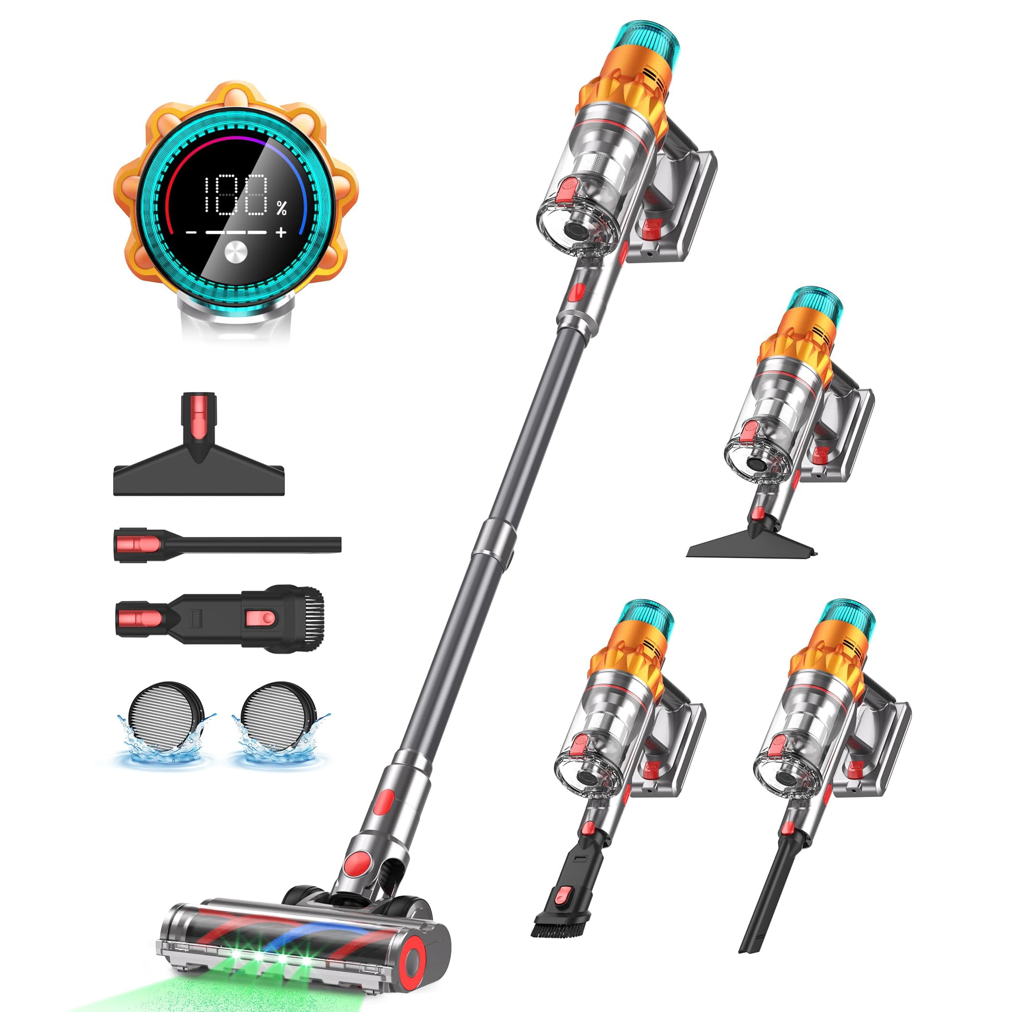 Aspirador Inalámbrico Rebanic S8 600w 48kpa 65min