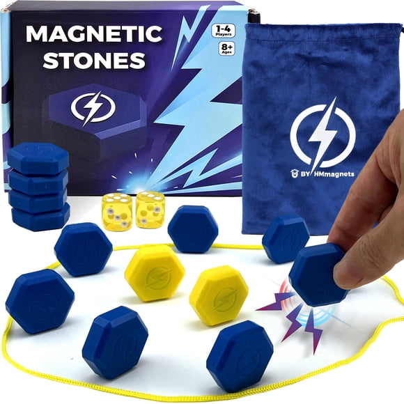 Juego de Ajedrez HMmagnets con 22 Piezas Magnéticas y Bolsa de Viaje