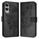 thumbnail image 5 of Funda cartera mariposa para Samsung Galaxy S25 Edge con soporte y ranuras para tarjetas Negro, 5 of 5