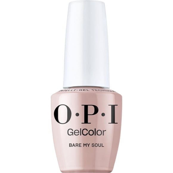 Esmalte de uñas en gel OPI GelColor Bare My Soul Sheer Soft Beige