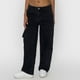 thumbnail image 2 of Jeans Mujer Straight Fit Full Cargo Negro Corona, 2 of 5