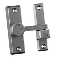 Magideal - Pestillo De Puerta, Fácil De Instalar, Pestillo De Bloqueo, Pestillo Abatible, Pestillo Deslizante Para Baño, Granero, Puerta Corredera, Jardín, Garaj Gris