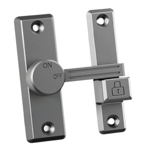 Magideal - Pestillo De Puerta, Fácil De Instalar, Pestillo De Bloqueo, Pestillo Abatible, Pestillo Deslizante Para Baño, Granero, Puerta Corredera, Jardín, Garaj Gris