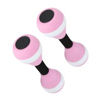 Magideal - Pesas Acuáticas Agua Acuático Fitness Barbells Deportes Acuáticos Herramienta De Fitness Portátil Ligero Agua Ejercicio Aeróbico Para Entrenamientos Rosa Y Blanco