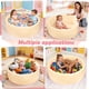 thumbnail image 2 of SIUUHOVS Piscina de Pelotas de Espuma para Bebés, 35.4" x 11.8" para Niños Pequeños, Mocha, 2 of 5