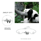 thumbnail image 2 of Pulsera de plata 925 panda animales novia pareja mujer, 2 of 3