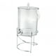 thumbnail image 2 of Dispensador De Bebidas Con Grifo Contenedor Dispensador De Bebidas Para Mesa De Nevera 19cmx39cm 5L Blanco Y Soporte, 2 of 5