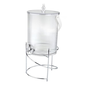 Magideal - Dispensador De Bebidas, Contenedor Dispensador De Bebidas Con Grifo, Jarra De Agua Fría Portátil Y Resistente, Barril De Bebidas Para Jugo Helado 19Cmx39Cm 5L