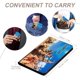 thumbnail image 4 of Sandland Porta Pasaporte y Cartera de Viaje Premium de Cuero PU, Funda de Pasaporte Bloqueo RFID con Ranuras para Tarjetas de Crédito, Estuche para Libro de Pasaporte para Familia 10cm × 15cm, 4 of 6
