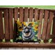 thumbnail image 2 of Cojín Sunflowers Norwegian Elkhound, 2 of 6